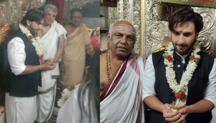 Ranveer Singh : 'डॉन 3' विवाद के बीच रणवीर सिंह पहुंचे चामुंडेश्वरी मंदिर, देवी मां के चरणों में टेका माथा