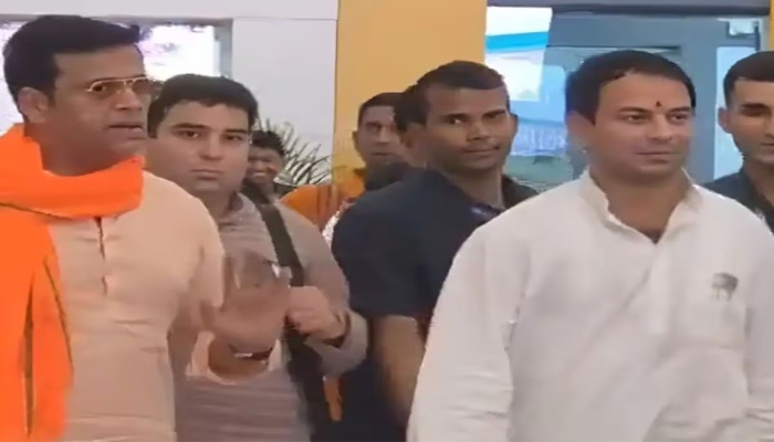 पटना एयरपोर्ट पर साथ दिखे रवि किशन-तेज प्रताप, लालू के बड़े बेटे ने कहा- एनडीए में नहीं हो रहे शामिल