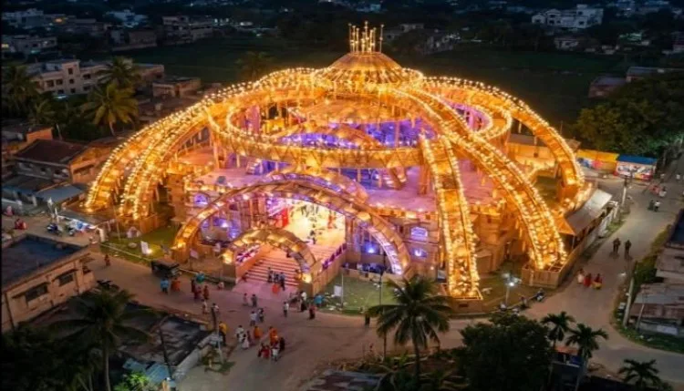मेदिनीपुर में होगा भव्य आयोजन, 60 फिट ऊंचे पंडाल के अंदर बैठेंगे दर्शक