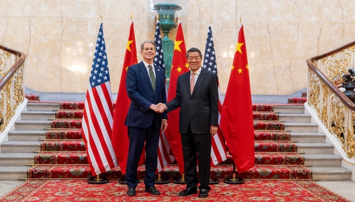 America-China Trade  Talks: अमेरिका-चीन ट्रेड वार्ता पर टिकीं सबकी निगाहें, शेयर बाजार लगभग स्थिर