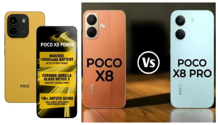 Poco X8 Series Comparison: X8 Power, Pro और Base Model में अंतर