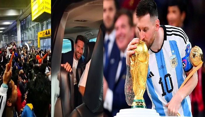 Messi India Visit: कोलकाता पहुंचे दिग्गज फुटबॉलर मेसी का हुआ भव्य स्वागत, सेल्फी के लिए रखी गई इतनी फीस