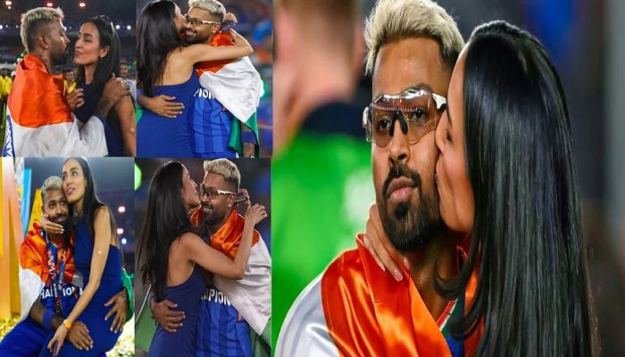 Hardik Pandya-Mahika Sharma: बीच मैदान गर्लफ्रेंड माहिका संग रोमांटिक हुए हार्दिक पांड्या, यूं मनाया जीत का जश्न