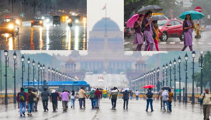 Aaj Ka Mausam: झमाझम बारिश और तेज हवाओं से दिल्ली-NCR का मौसम हुआ सुहावना, AQI भी 'ग्रीन जोन' में पहुंचा