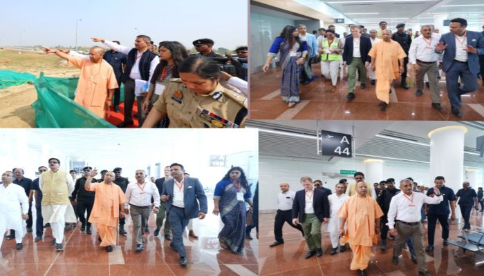 CM योगी ने कहा- प्रदेश के विकास का प्रतीक बनेगा नोएडा इंटरनेशनल एयरपोर्ट