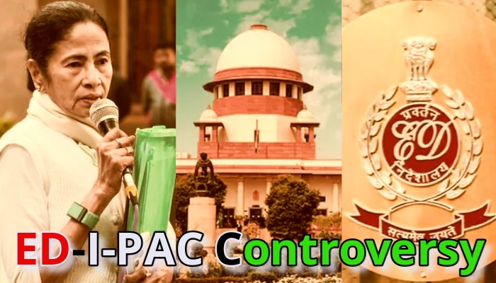 ED-I-PAC Controversy : सुप्रीम कोर्ट पहुंचा मामला, ममता बनर्जी पर जांच में हस्तक्षेप का आरोप, पश्चिम बंगाल सरकार ने भी कैविएट दाखिल की