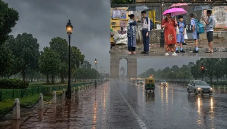 झमाझम बारिश के साथ दिल्ली-NCR में गुलाबी ठंड ने दी दस्तक