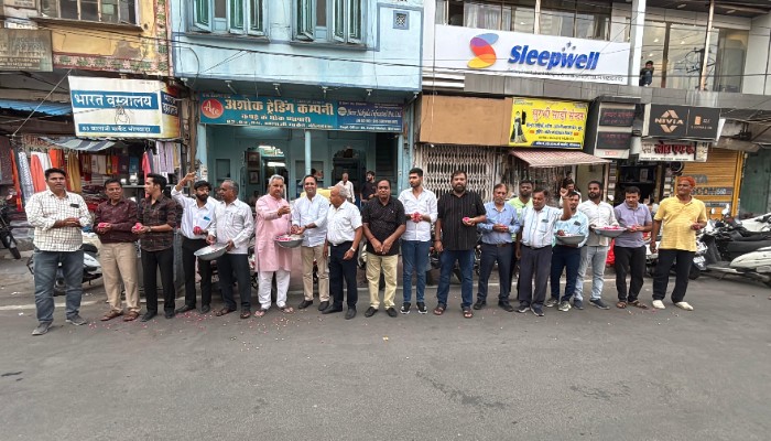 विधायक अशोक कोठारी ने तिरंगा यात्रा का किया स्वागत अभिनंदन