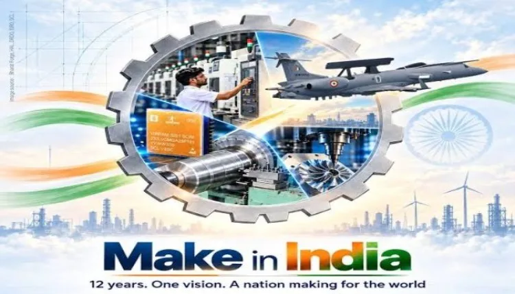 ‘मेक इन इंडिया’ के 12 वर्ष: दुनिया के लिए भी उत्पाद तैयार कर रहा भारत