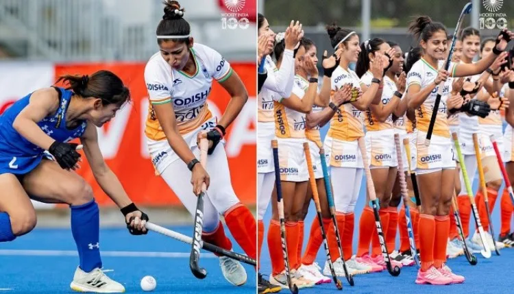 FIH Womens Nations Cup : भारत ने जापान को 2-1 से हराया, अंक तालिका में टॉप पर पहुंची टीम