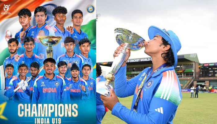 IND vs ENG U-19 Final :  भारत छठी बार बना अंडर-19 विश्व चैंपियन, फाइनल में अंग्रेजों को 100 रनों से रौंदा