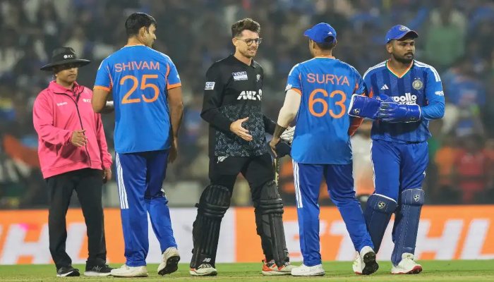 IND vs NZ 4th T20:  न्यूजीलैंड ने भारत को हराकर खोला जीत का खाता, शिवम दुबे की मेहनत गई बेकार