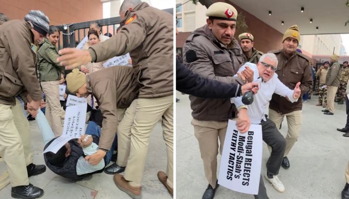 TMC Protests: दिल्ली से बंगाल तक उबाल, हिरासत में लिए गए TMC के आठ सांसद