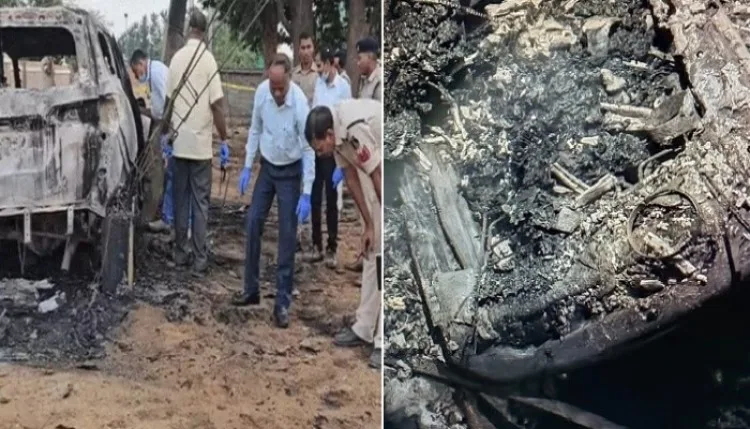 कोरियाः रेत माफिया ने भाजपा नेता को जिंदा जलाया, झगड़े के बाद वाहन में लगाई आग, भाई की भी मौत