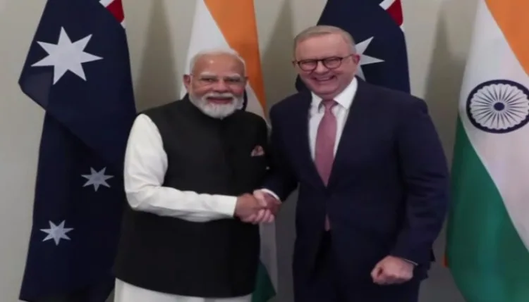 पीएम मोदी की ऑस्ट्रेलियाई समकक्ष अल्बनीज से मुलाकात