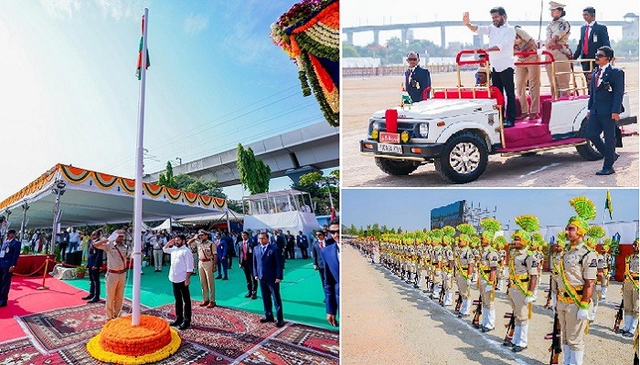 Telangana Formation Day: सीएम रेवंत रेड्डी और राज्यपाल ने फहराया तिरंगा, शहीदों को दी श्रद्धांजलि