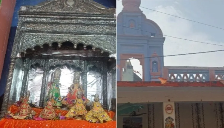 हमीरपुर: 191 साल पुराने राधा-कृष्ण मंदिर में जन्माष्टमी की धूम