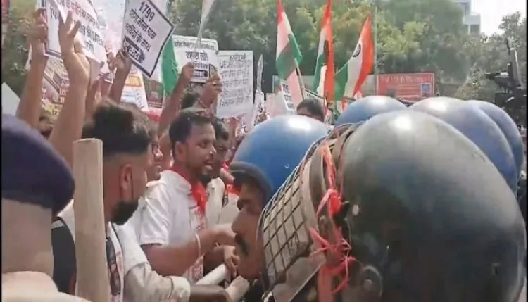 पटना में सड़क पर उतरे दारोगा अभ्यर्थी,  फैसला वापस लेने की मांग