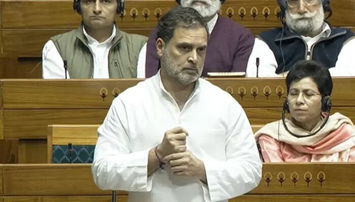 Rahul Gandhi Lok Sabha: लोकसभा में राहुल गांधी ने बीजेपी पर बोला जमकर हमला, कई मुद्दों को दोहराया