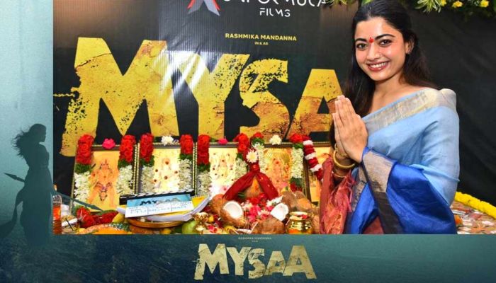दीपावली पर रश्मिका मंदाना ने फैंस को दिया खास तोहफा, जारी किया 'मायसा' का पोस्टर