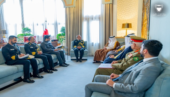 भारत और बहरीन ने द्विपक्षीय संबंधों व नौसैनिक सहयोग को मजबूत करने पर की चर्चा