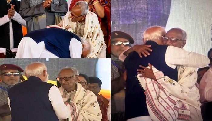 Makhanlal Sarkar: कौन है भाजपा के सबसे वरिष्ठ कार्यकर्ता, जिनके PM मोदी ने मंच पर छूए पैर