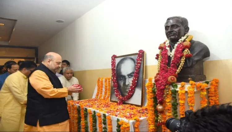 श्यामा प्रसाद मुखर्जी की 125वीं जयंती पर अमित शाह ने दी श्रद्धांजलि