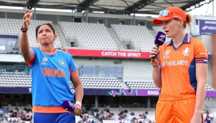 Women's T20 World Cup : नीदरलैंड ने टॉस जीतकर चुनी गेंदबाजी, भारतीय टीम में नंदिनी शर्मा को मौका