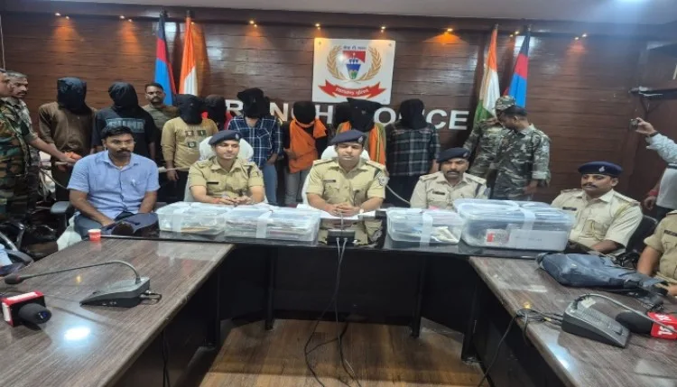 रांची में साइबर फ्राॅड गिरोह का पर्दाफाश, 10 गिरफ्तार