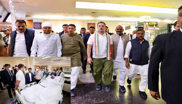 Rahul Gandhi Indore Visit: इंदौर पहुंचे राहुल गांधी, दूषित पानी के शिकार लोगों के परिजनों से की मुलाकात