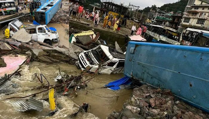 Himachal Rain: हिमाचल में भारी बारिश ने मचाया तांडव, मंडी में बस स्टैंड डूबा...कई बड़े वाहन बहे, तीन की मौत