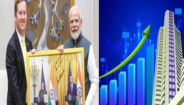 अमेरिकी राजदूत सर्जियो गोर के बयान से उछला शेयर बाजार, सेंसेक्स 83,962 अंकों के पार