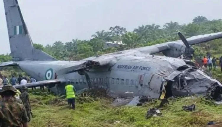 Nigerian सैन्य विमान क्रैश, बेनिन से लागोस जाते समय हादसा, 32 dead