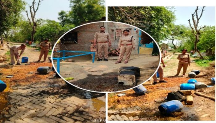 अवैध शराब के खिलाफ आबकारी विभाग का अभियान तेज, 35 लीटर कच्ची शराब बरामद