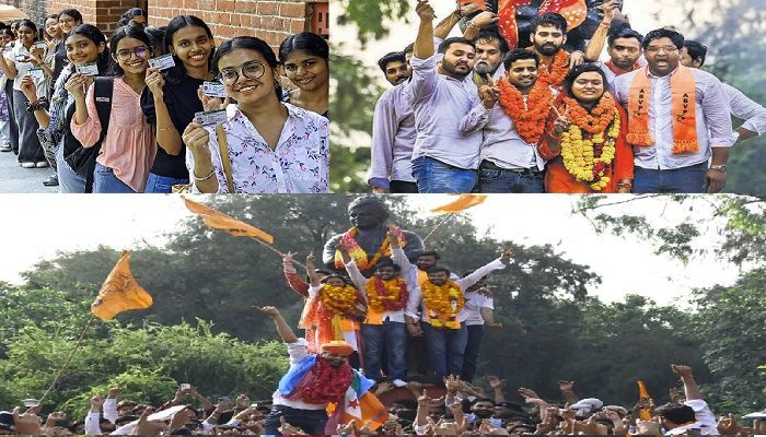 DUSU Election Result: डूसू  चुनाव में ABVP ने लहराया परचम, उपाध्यक्ष पद पर NSUI ने किया कब्जा