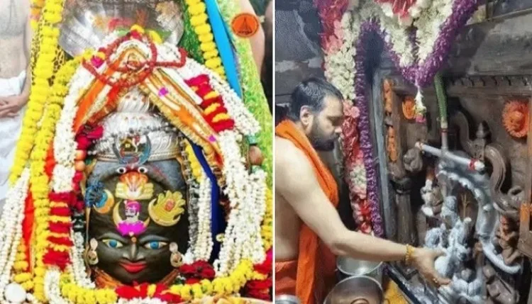 उज्जैनः बाबा महाकाल और नागचंद्रेश्वर मंदिर में दर्शन को उमड़े भक्त