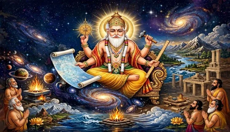 Vishwakarma Puja 2026: कैसे हुई विश्वकर्मा पूजा की परंपरा की शुरुआत