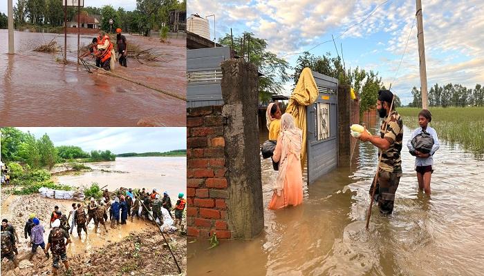 Punjab Flood: पंजाब में कहर बरपा रही बाढ़, जलप्रलय में फंसे पंजाबियों की उम्मीद बनी सेना, राहत-बचाव कार्य जारी