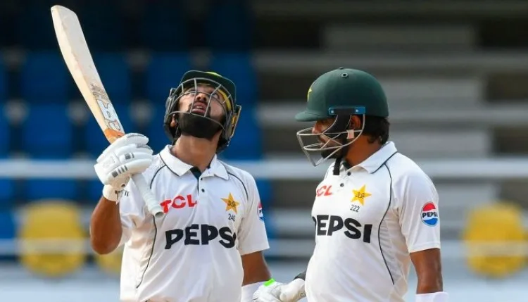 WI vs PAK 2nd Test: पाकिस्तान ने की दमदार वापसी, शफीक ने जड़ा शतक