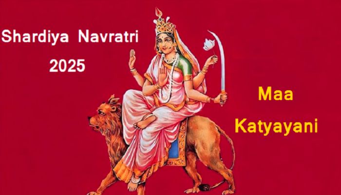 Shardiya Navratri 2025 : नवरात्रि का छठा दिन मां कात्यायनी को है समर्पित, जानें माता का स्वरूप, मंत्र और आरती