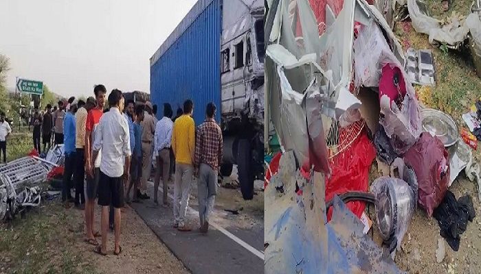 Jaipur Road Accident: जयपुर में ट्रक और जीप की जोरदार भिड़ंत, दूल्हा-दुल्हन समेत 5 की मौत