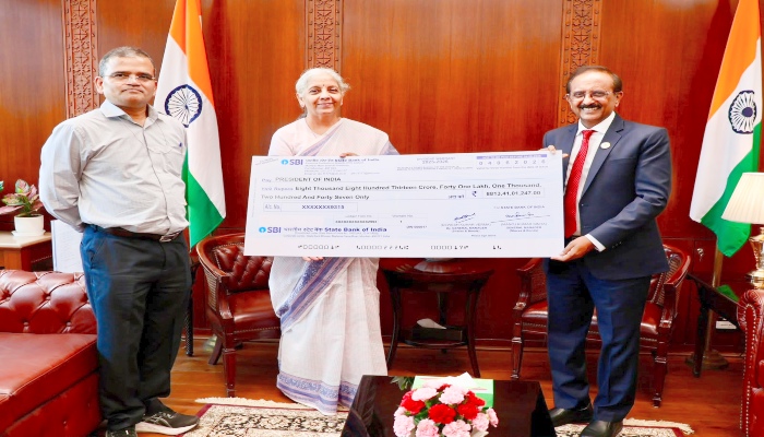 SBI का बड़ा कदम: केंद्र सरकार को मिला ₹8,813 करोड़ का Dividend, बैंक के मजबूत प्रदर्शन का संकेत
