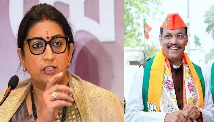 BJP ने स्मृति ईरानी को सौंपी छत्तीसगढ़-हरियाणा की जिम्मेदारी