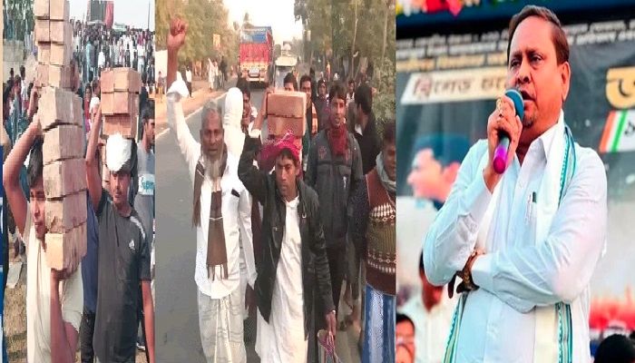 Babri Masjid Murshidabad: 'बाबरी मस्जिद' की नींव रखने की तैयारी, सिर पर ईंट लेकर पहुंचे हुमायूं कबीर के समर्थक