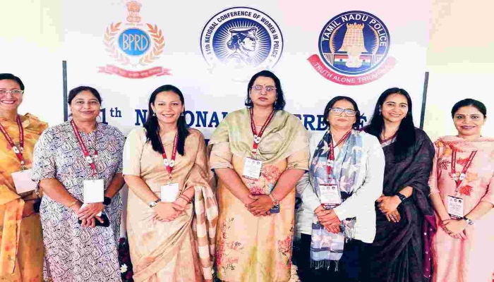 राष्ट्रीय महिला पुलिस सम्मेलन में उत्तर प्रदेश की दमदार उपस्थिति, ADG पद्मजा चौहान को मिला सम्मान
