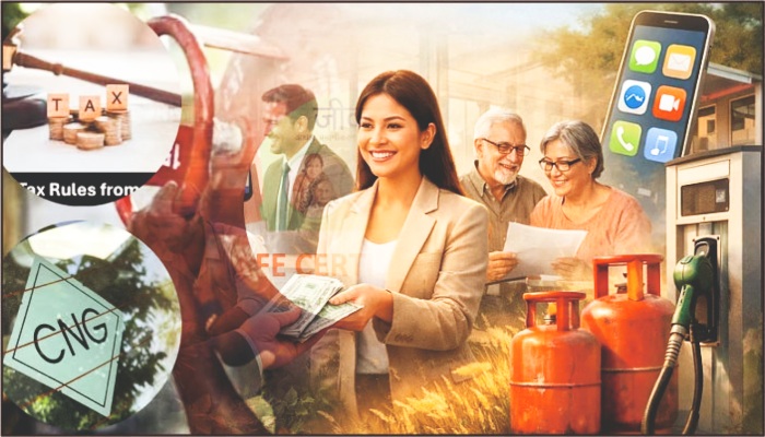 01 मार्च 2026 से बदलेंगे जेब के समीकरण: LPG से UPI तक नए नियम लागू, जेब पर पड़ेगा असर