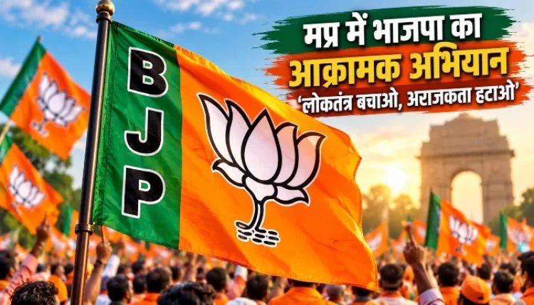 इंदौर में भाजपा की ‘लोकतंत्र बचाओ-अराजकता हटाओ’ पदयात्रा आज