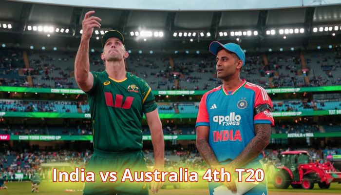 IND vs AUS 4th T20 Live Score: भारत के खिलाफ ऑस्ट्रेलिया ने टॉस जीतकर चुनी गेंदबाजी, टीम में किए 4 बदलाव