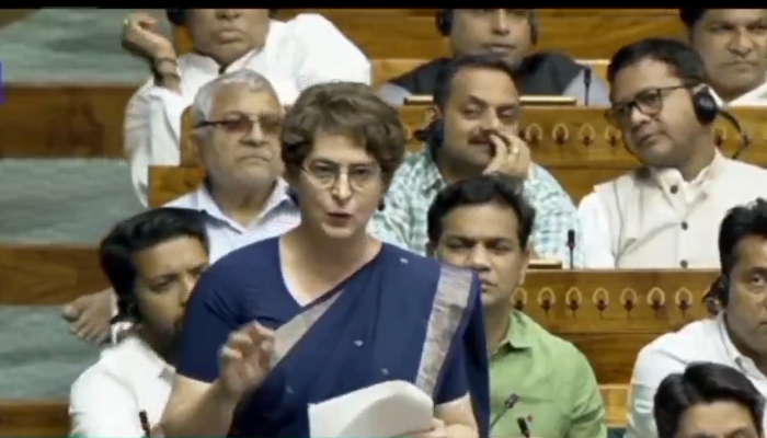 लोकसभा में प्रियंका गांधी का 'चाणक्य' वाला तंज: अमित शाह की हंसी और परिसीमन पर पीएम मोदी का बड़ा आश्वासन