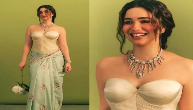 Sara Tendulkar: बनारसी साड़ी में सारा तेंदुलकर ने उड़ाए होश